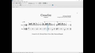"Crossfire" (by Scorpions) as a Marching Drum Cadence