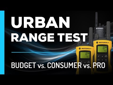 Range Test - Retevis RT24 vs. Motorola XT420 vs. Motorola T80