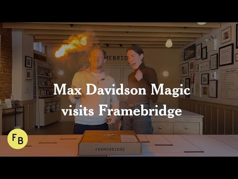 Max Davidson Magic visits Framebridge