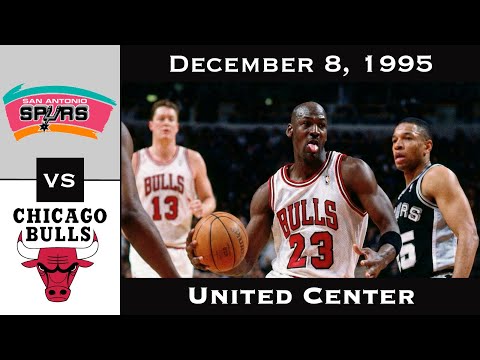 Full Game: Revenge of the Worm? | Spurs vs Bulls (December 8, 1995)