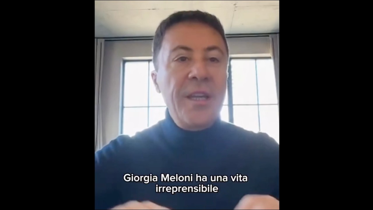 ITALO BOCCHINO: "GIORGIA MELONI VITTIMA DEI PROFESSIONISTI DELL'ANTIMAFIA PER UN SEMPLICE SELFIE"