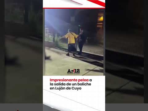 Impresionante pelea a la salida de un boliche en Luján de Cuyo