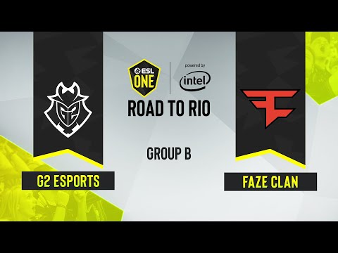 CS:GO - G2 Esports vs. FaZe Clan [Mirage] Map 1 - ESL One: Road to Rio - Group B - EU