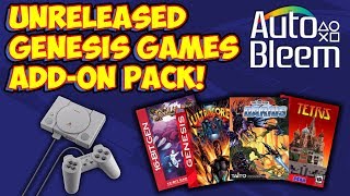 Unreleased & Homebrew Sega Genesis PlayStation Classic Autobleem Hack Add-On!