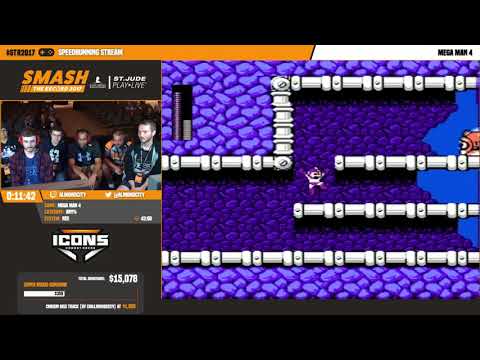 Mega Man 4 Any% by Almondcity in 39:17 - STR 2017
