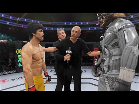 Bruce Lee vs. Grey Samurai - EA Sports  UFC 4 - Epic Fight 🔥🐲