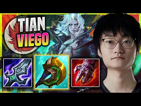 WHEN TIAN PLAYS VIEGO JUNGLE! - FPX Tian Plays Viego JUNGLE vs Rumble! | Season 11