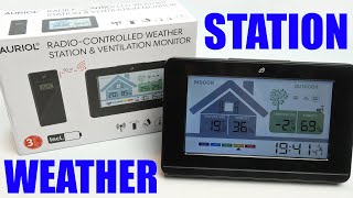 Auriol Radio Controlled Weather Station and Ventilation Monitor from LIDL - Test