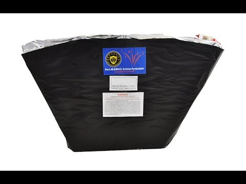 PFX546 25 SHOT BLUE MINES TO COMETS TO SHELLS - DOMINATOR FIREWORKS PRO