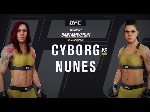 UFC 232 Simulation: Cris Cyborg vs Amanda Nunes