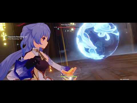 Genshin Impact - Beating Max Score 4590 Geo Hypostases with 45sec left