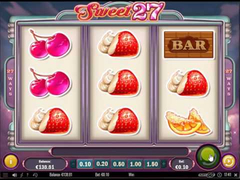 Sweet 27 slot min bet x10