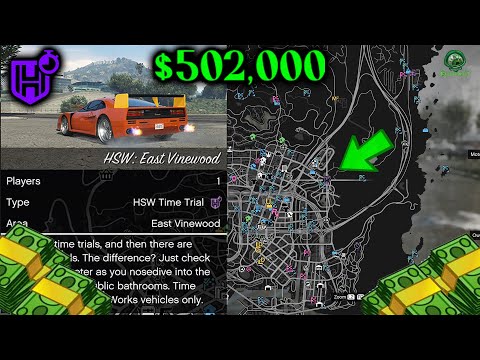 Make $502,000 Fast & Easy! | GTA Online HSW Time Trial – East Vinewood Help Guide
