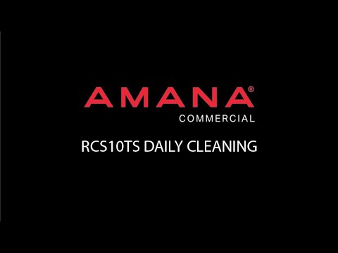 Amana RCS10TS Daily Cleaning