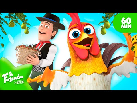 Vamos numa Excursão 🚜 Explorando a Fazenda com Zenón e Bartolinho | Colhendo Frutas e Verduras