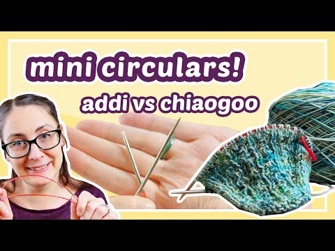 Mini circular needles - must-have for sock knitters?