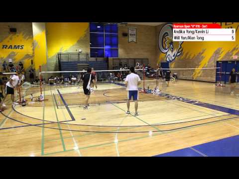 1080p 2012 Ryerson Open MD set1 R16 Andika/Kevin v Will/Alan Badminton
