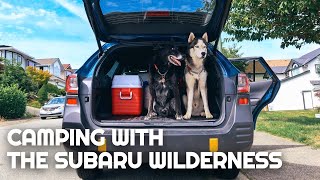 Camping with the 2022 SUBARU OUTBACK WILDERNESS | Backcountry Camping in British Columbia