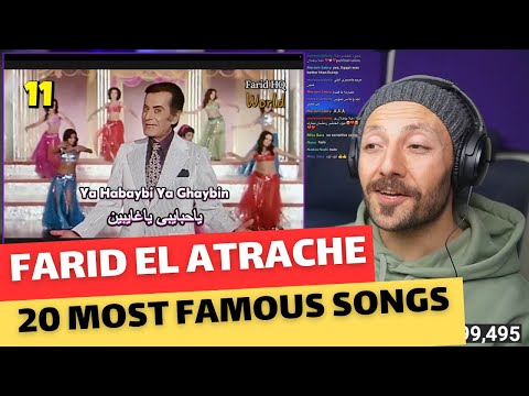 Farid El Atrache: 20 Masterpieces You Need to Hear من أشهر أغاني فريد الأطرش reaction