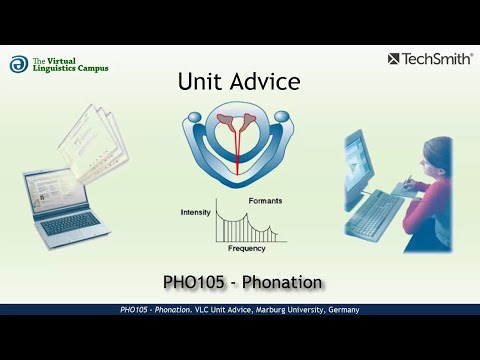PHO105 - Unit Advice (Phonation)