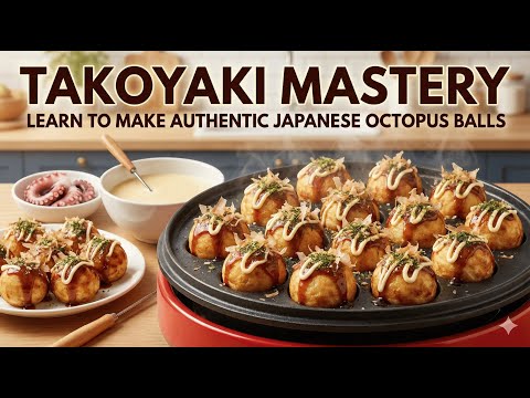 HOW TO MAKE TAKOYAKİ (PERFECT JAPANESE STREET FOOD)