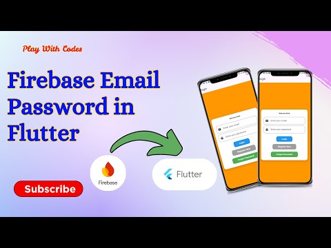 Flutter Firebase Authentication - Email & Password Login Tutorial