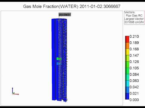 CT Flange Test 1 March 9 2012 dry Gas Mole FractionWATER)