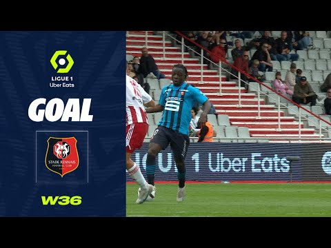 Goal Jérémy DOKU (37' - SRFC) AC AJACCIO - STADE RENNAIS FC (0-5) 22/23