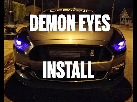 Demon Eyes Install for 2015 Mustang