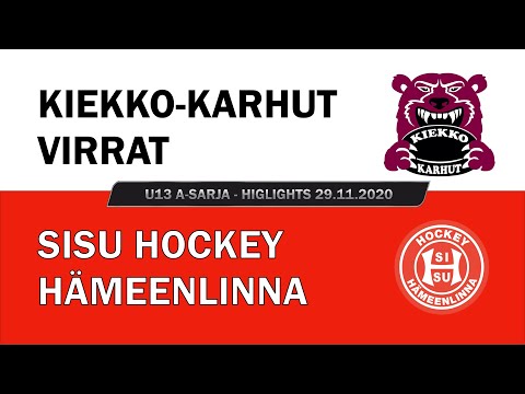 U13 A-sarja 2020 - 2021 Highlights | Kiekko-Karhut vs. SiSu Hockey | 29. Marras 2020