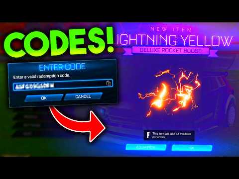 All UPDATED Free Rocket League Codes!