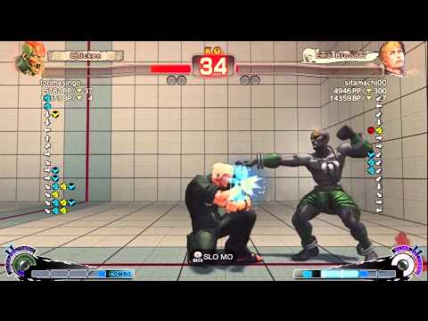 Super Street Fighter IV AE2012 - sitamachi00 (Cody) Vs torimesingo (Dhalsim)