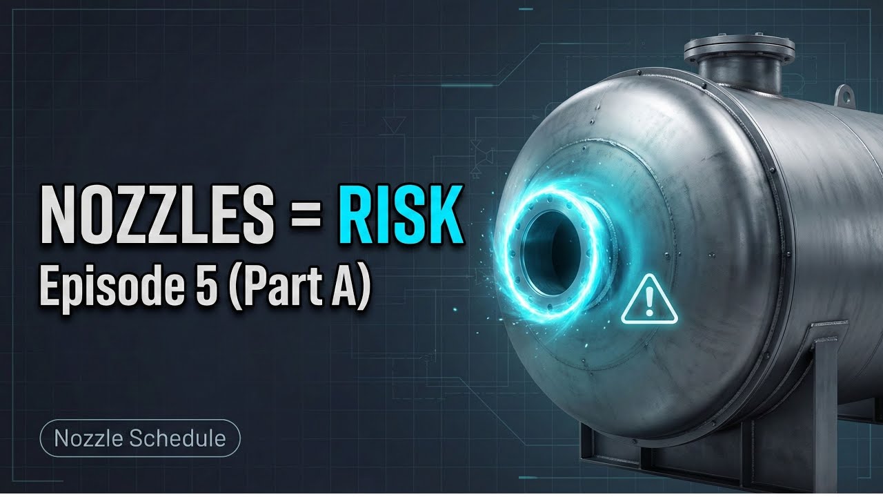 ASME Sec VIII Div 1 Nozzle Schedule (Episode 5 Part A) | Nozzles & Openings Basics