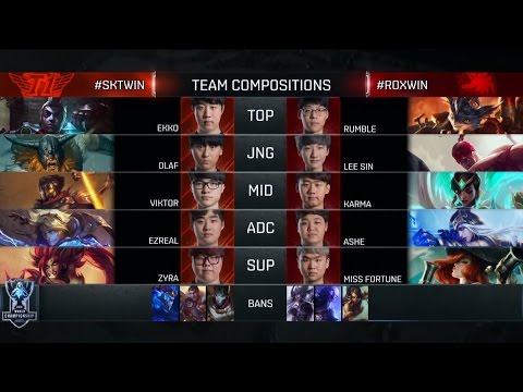 【S6全球總決賽】半決賽 ROX vs SKT #2
