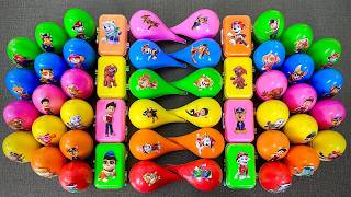 Looking For Paw Patrol Clay With Slime Coloring: Ryder, Chase, Marshall,...Satisfying ASMR Video