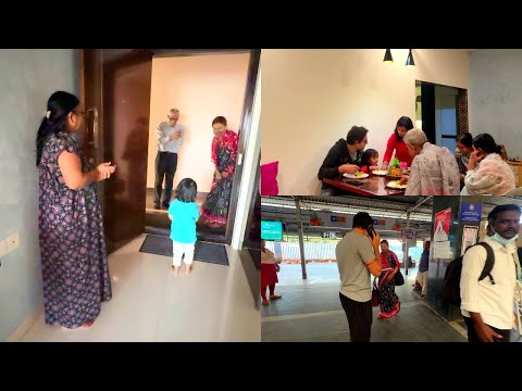 Thami dadu k dekh k gloku ka reaction, mummy papa aye kolkata se 5 month bad | @GlamWithMe