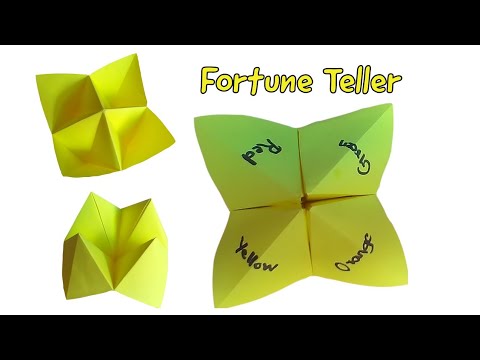 How to make a Paper Fortune Teller | Easy Origami Out of Paper | Paper Craft