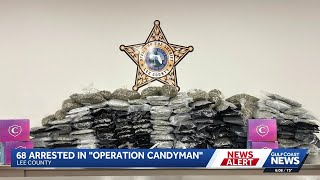 Lee County deputies arrest 68 people in 'Operation Candyman' drug bust