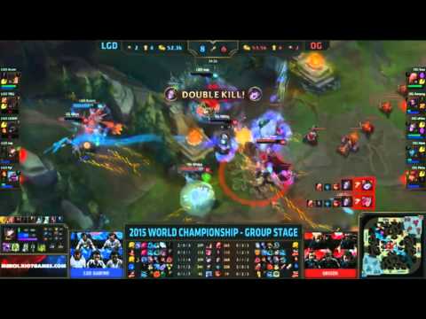 PRO PLAYS: OG xPEKE QUADRAKILL vs LGD // S5 World Championship