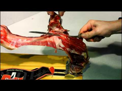 Wie schneidet man Iberico Iberischen Schinken (6/6) - Jamonarium.de