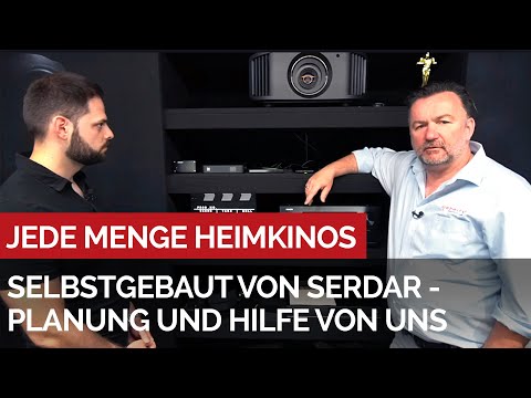 Das selbstgebaute Heimkino von Serdar - geplant und entwickelt von uns. #heimkinobau.de #grobitv