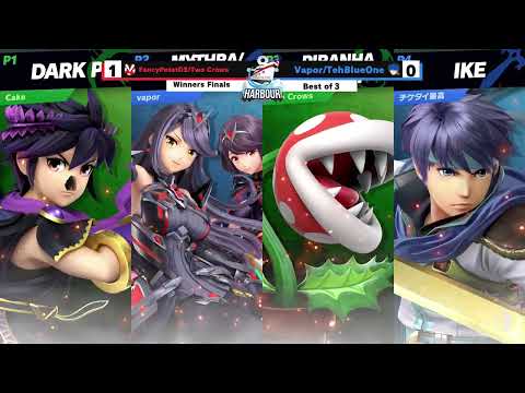 Doubles Winners Finals - TehBlueOne+Vapor vs two cros+FancyPotatOS - Smash On The Harbour #249