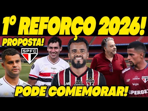 TUDO ACERTADO! NOVA CONTRATAÇÃO! SÃO PAULO FECHA 1° REFORÇO PRA 2026! 