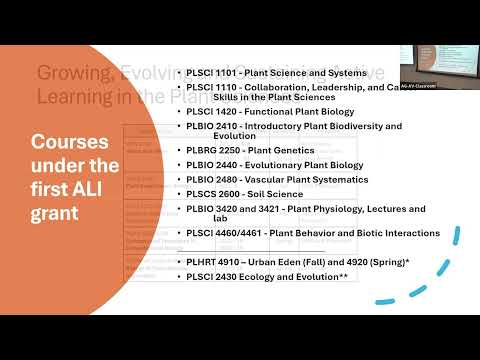 Plant Science Education Transformed: Sheldorf, Pritts, Tufan