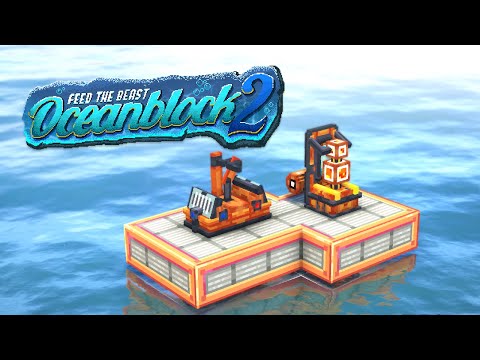 FTB OceanBlock 2 EP6 Oritech Steam Power & Lava Sluicing Automation