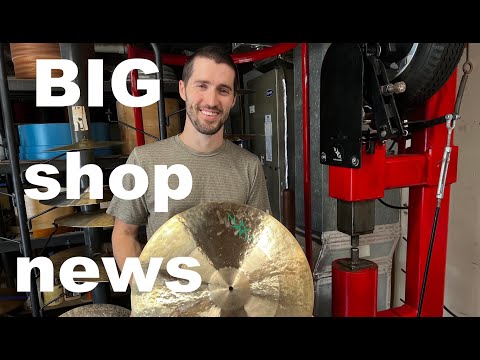 Cymbal Unboxing and SHOP UPGRADE!