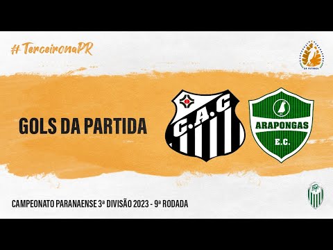 Gols da partida: Cambé 0x1 Arapongas