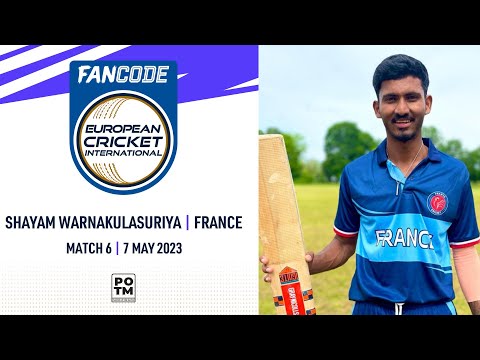 POTM: S.Warnakulasuriya - FRA vs ROM | Highlights | FanCode ECI Italy Milan | 7 May 2023 | ECI23.045