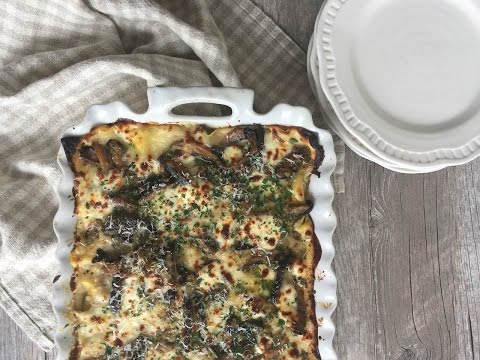 HOMEMADE MUSHROOM LASAGNA