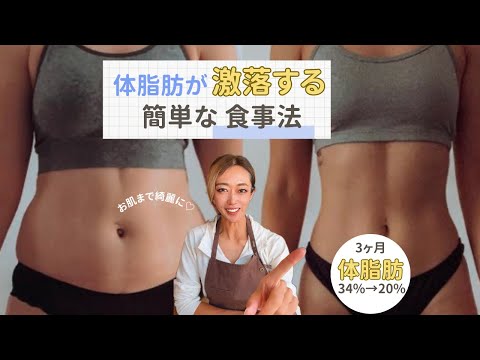 学校教育課程 体脂肪34%→20%！みるみる脂肪が減る食事法